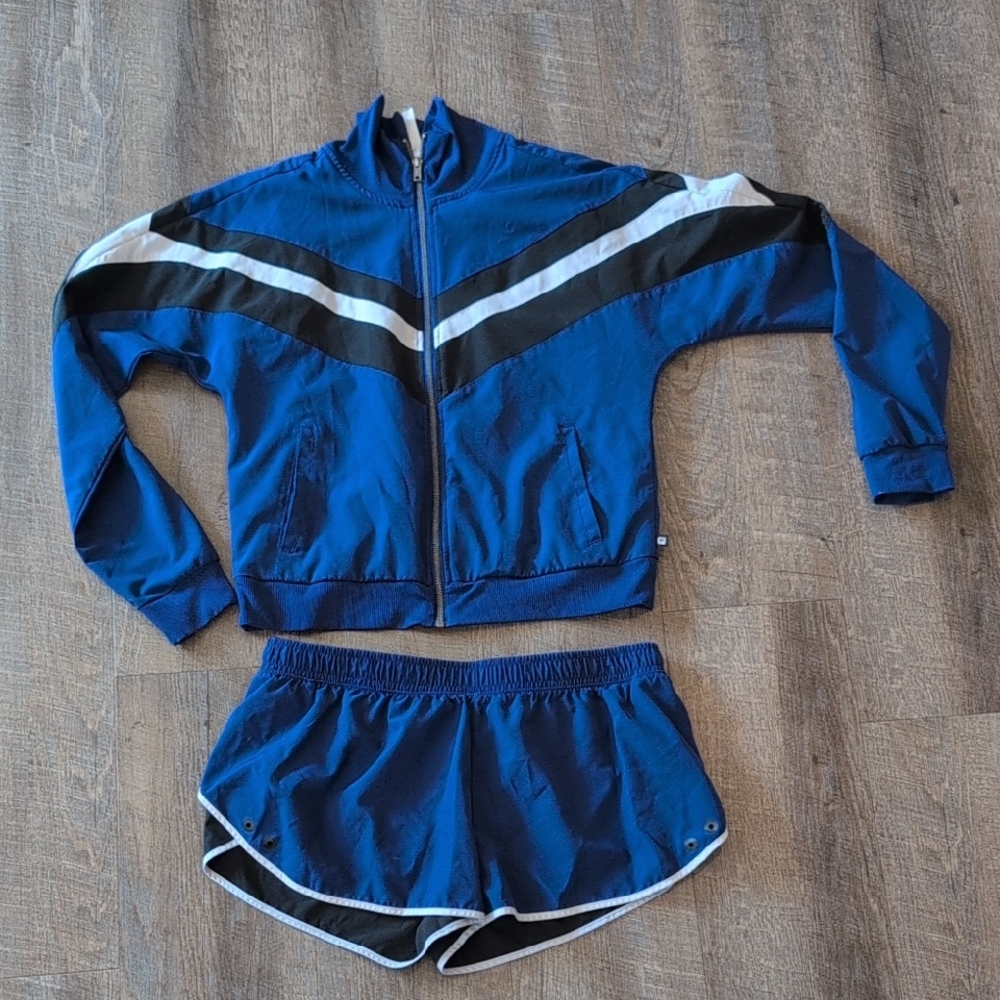 Fabletics Perforated Blue Activewear